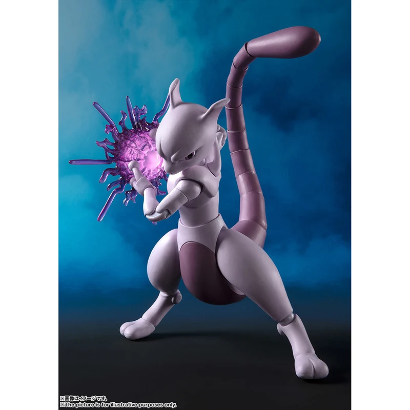 Original Bandai Sh Figuarts Shf Pokemon Mewtwo Action Collection