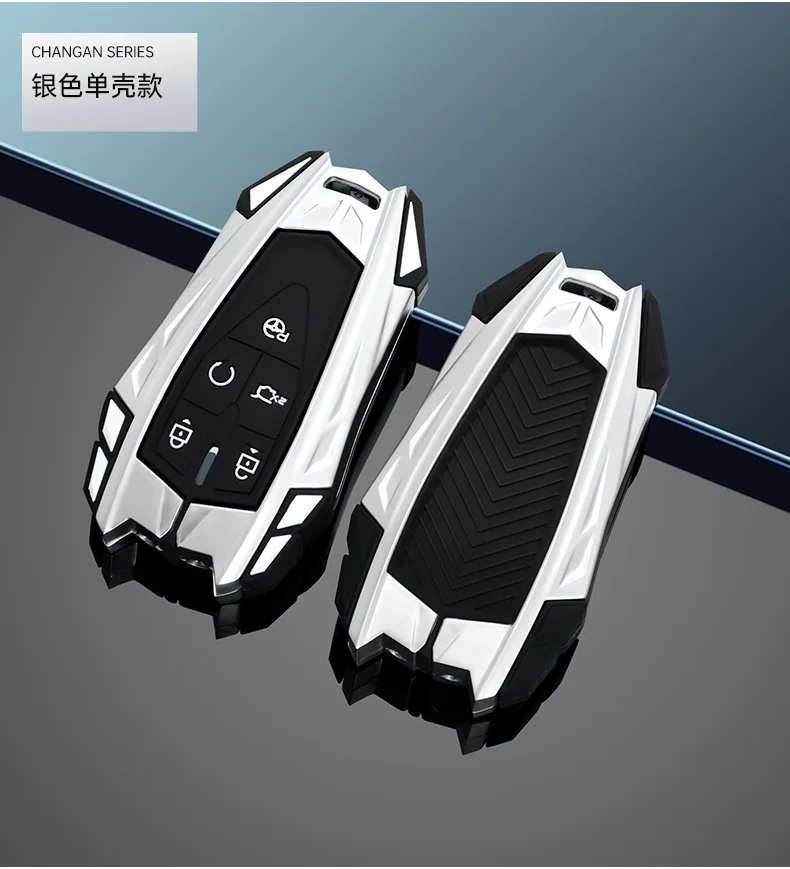 Car Key Cover Zinc Alloy Shell Case For Changan Cs35 Plus Cs55 Plus Cs75 Plus 2019 3 4 5 Button Silicone - - Racext™ - Changan REMOTE CONTROLS AND KEYS - Racext 63