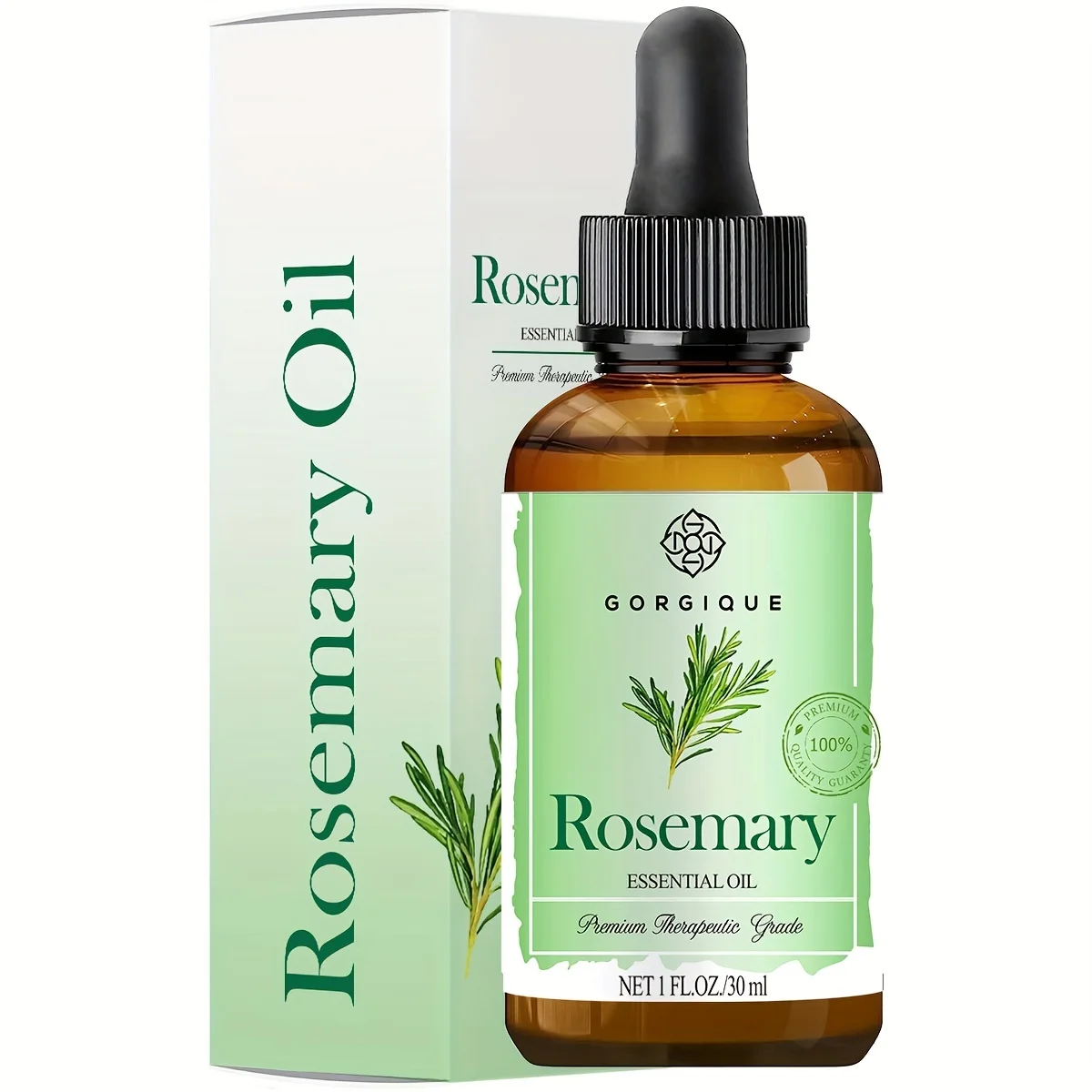 Rosemary Essential Oil Pure and Natural Premium Therapeutic Grade with Premium Glass Dropper