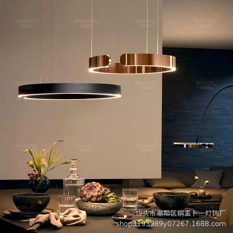 

Ceiling chandelier Pendant light Chandeliers for dining room LED Bedroom living room nordic home decor Modern Round ring lamp