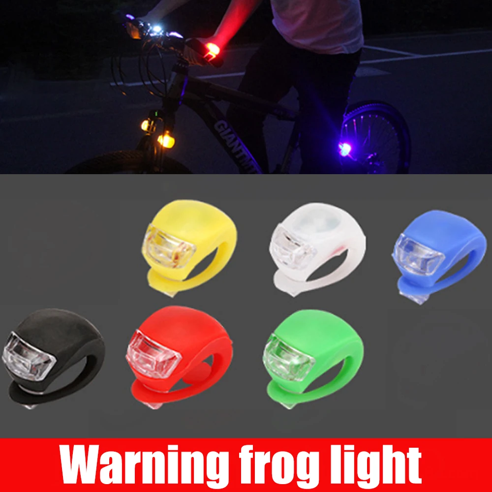 Bicycle Lights Portable Frog Lights Night Riding Warning LED Colorful Road Mountain Bikes Taillights Bicycle Accessories