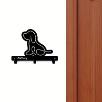 1pc Charming Wall Mounted Key Holder – Puppy Accessory Key Holder with Wall Mounted Hook Puppy Wall Mount Key Holder Charming 1