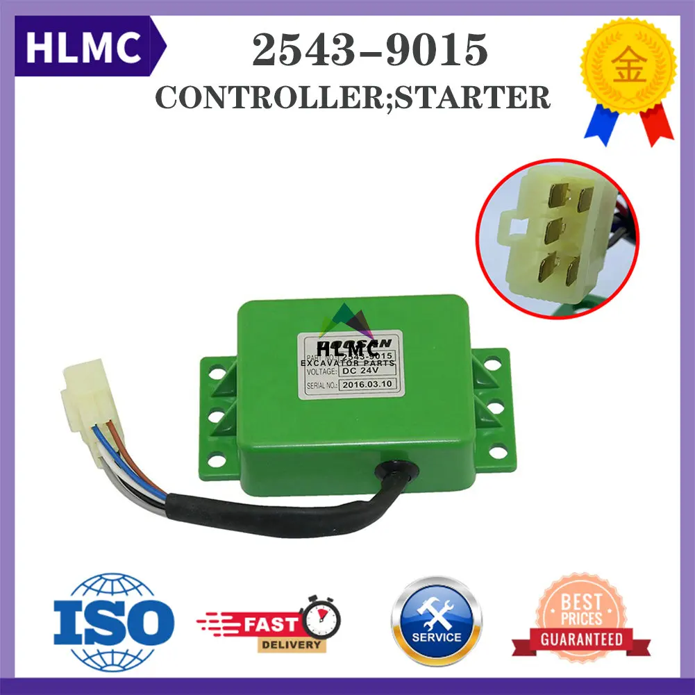 

Excavator Spare Parts Wiper Timer Relay High Temperature Resistant In-Line 2543-9015 Daewoo DH225-7 DH200-5 DH215-7