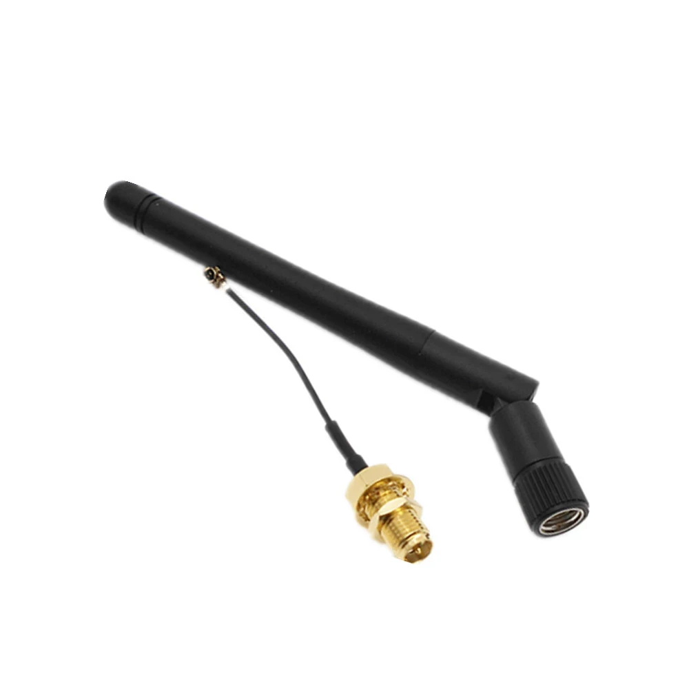 

433MHz Glue Rod Folding Antenna 3DB High Gain Antenna SMA Male Wifi Module Wire Length :5CM ,Antenna Length: 11cm
