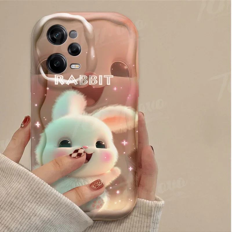Soft Silicone Phone Case With Lucky Rabbit And Dog Design_voghion.com