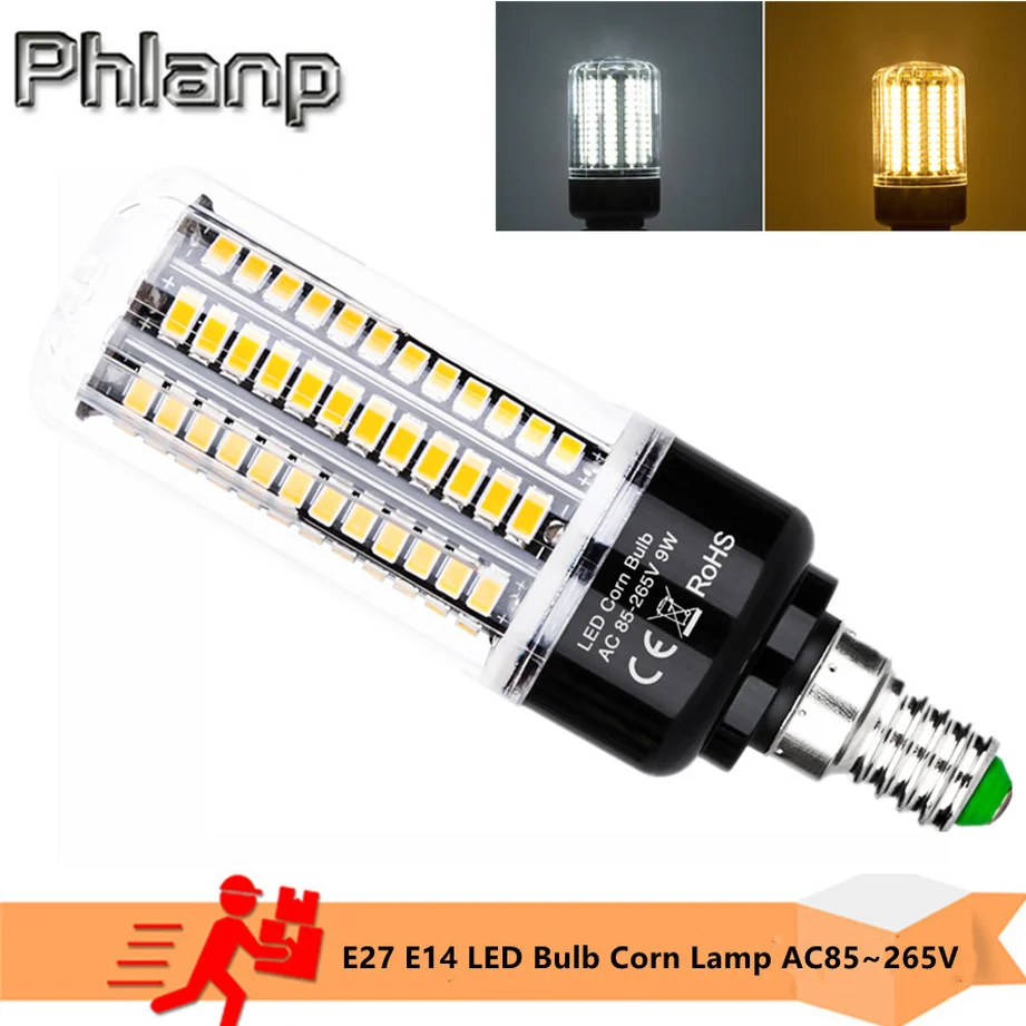 

E27 E14 LED Bulb Corn Lamp AC85~265V LED Corn Light Bulb Lampada Led Bombillas 5736 Ampoule 3.5W 5W 7W 9W 12W 15W 20W