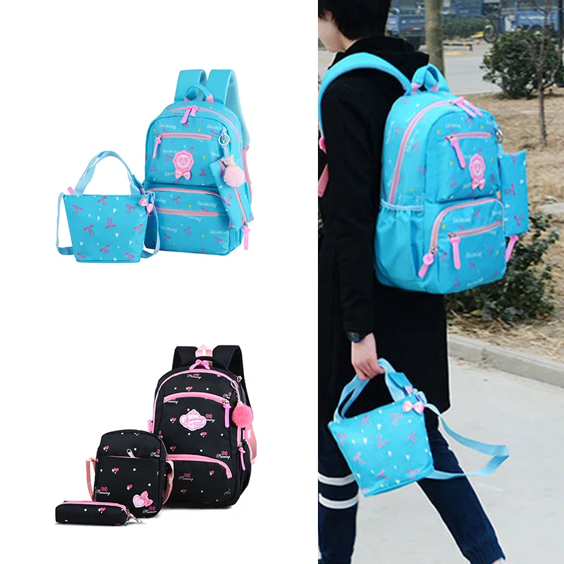 

Wholesale Travel Hot Sale 3-Piece Compartment Set Primary School Bag Laptop Shoulder Childre Kid Backpack Schoolbag Set
