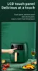 360 ° Electric Digital Display Touch Screen 1350W 6L Air Fryer Oil Free 8 Menus Air Oven Frier Home French Fries Fried Chicken 5