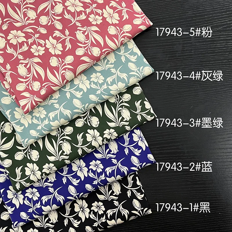 

30 Artificial Cotton Threads Twill Fabric Classic Small Floral Women's Clothing Dress Clothing Cloth