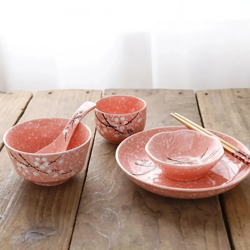 Eco-Friendly Japanese Style Ceramic Dinnerware Set