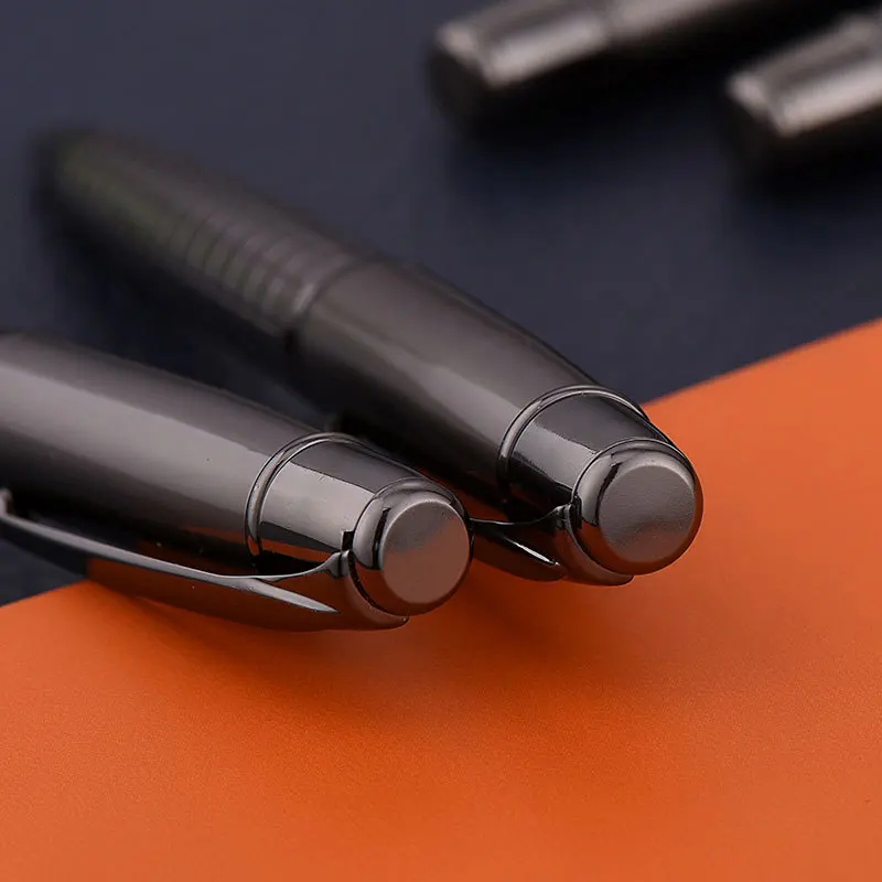 Metal Ballpoint Pens School Business Office Signature Roller Pen Writing Ballpen Student Stationery Supplies Ballpoint Pen