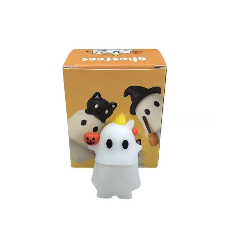 Ghostees Mystery Phone Buddy - Figurines Adhésives Fantômes Et Citrouilles Halloween Pour Décorer Téléphone, Coque
