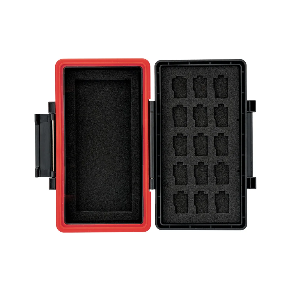 Impermeável Memory Card Case Holder, forro macio,