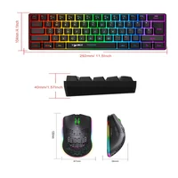 Wireless keyboard mouse combo Bluetooth key board  60% kit 2.4Ghz computer white Gamer keyboards Mice combos set teclado pc - Image 6