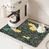 Hey Arnolds Cartoon Kitchen Drainage Mat Retro Style Dish Drying Pads Absorbent Placemats Drainer Tableware Mats Accessories 3