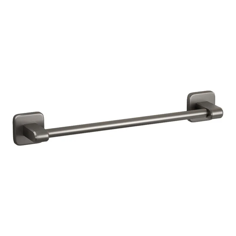 Towel Holder Space Aluminum Bar No Drilling Bathroom Organizers Self-adhesive Towel Bar Bathroom Shelves Kitchen Storage Rack