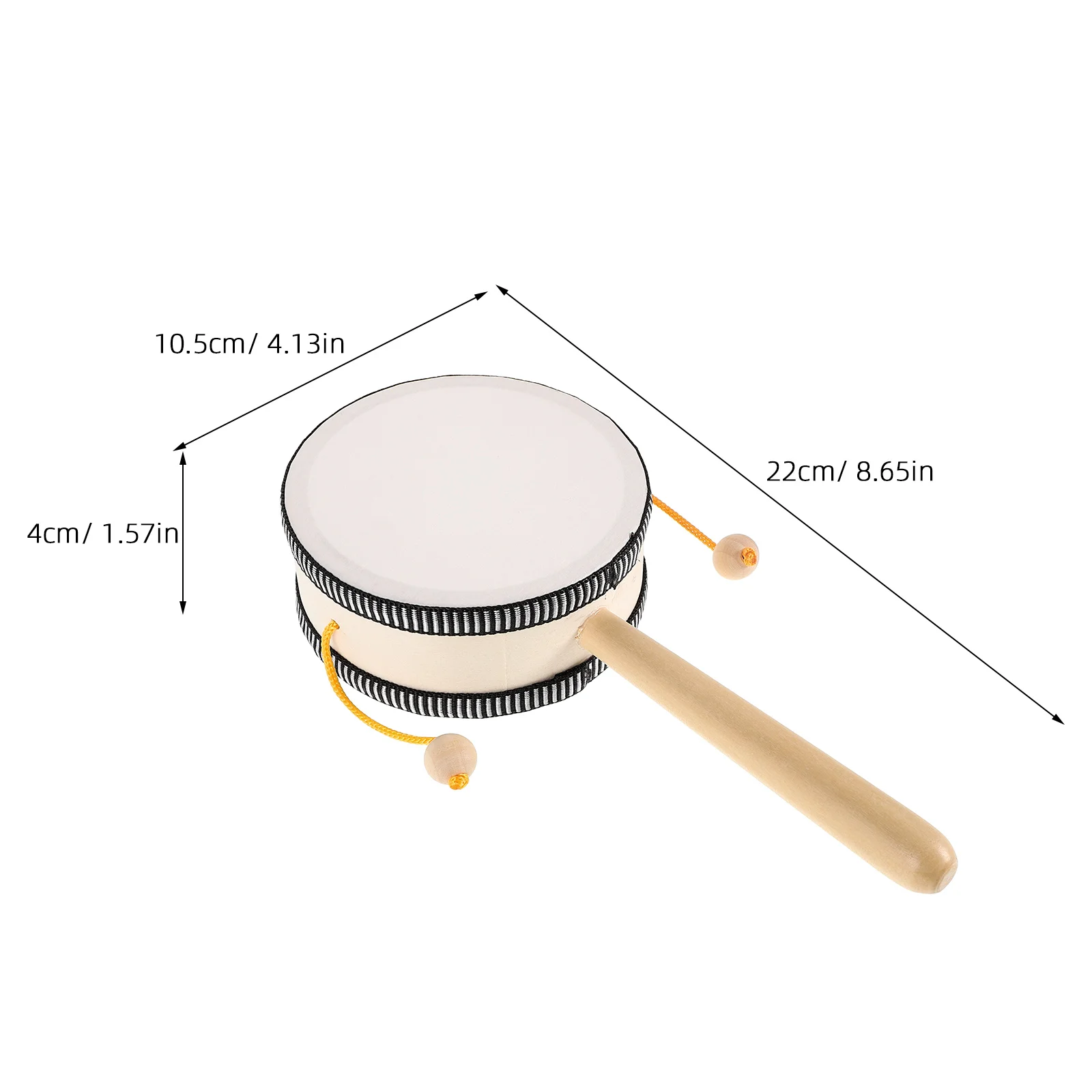 Hand Wave Drum Toddler Baby Clap Shaker Musical Instrument Percussion Children's Drums Crank
