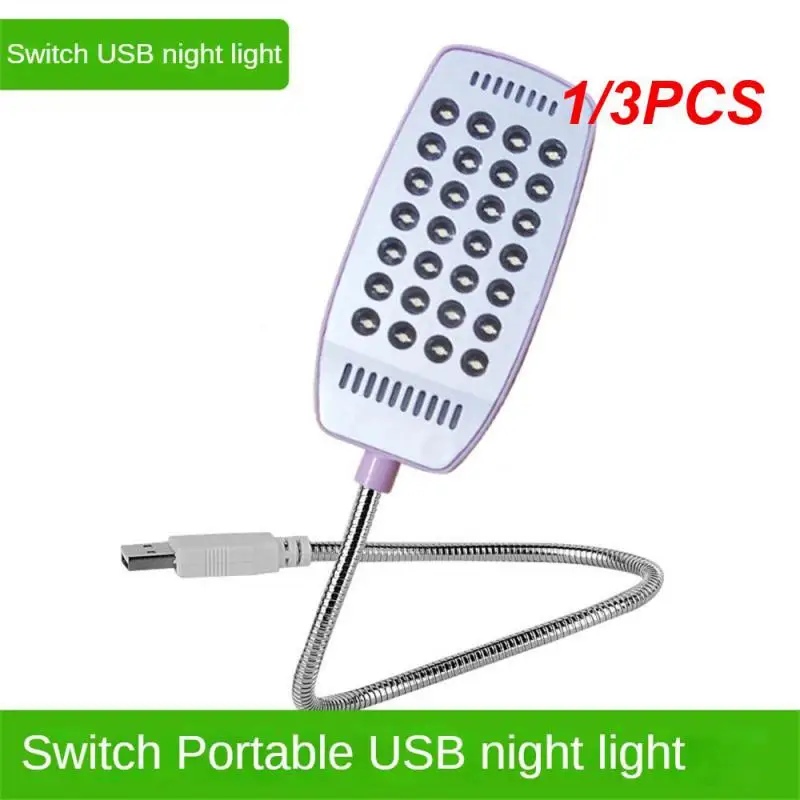 

1/3PCS Eye Protection Reading Lamp 28 LED Ultra Bright USB Book Light Adjustable for Laptop Notebook PC Computer Portable Night