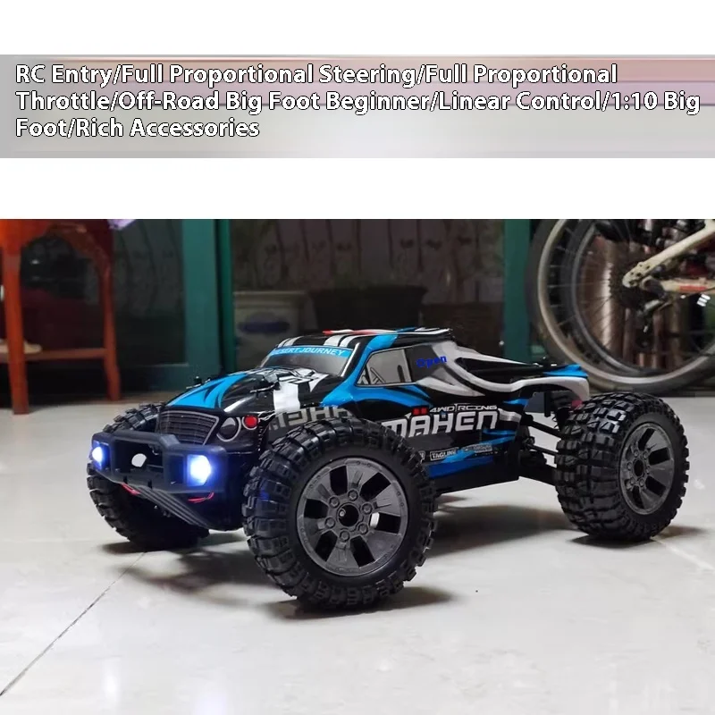 1/10 High Speed 4-Drive Rc Off-Road Remote Control Short Card Carbon Brush Brushless Two Versions Contain 2 Shells 2