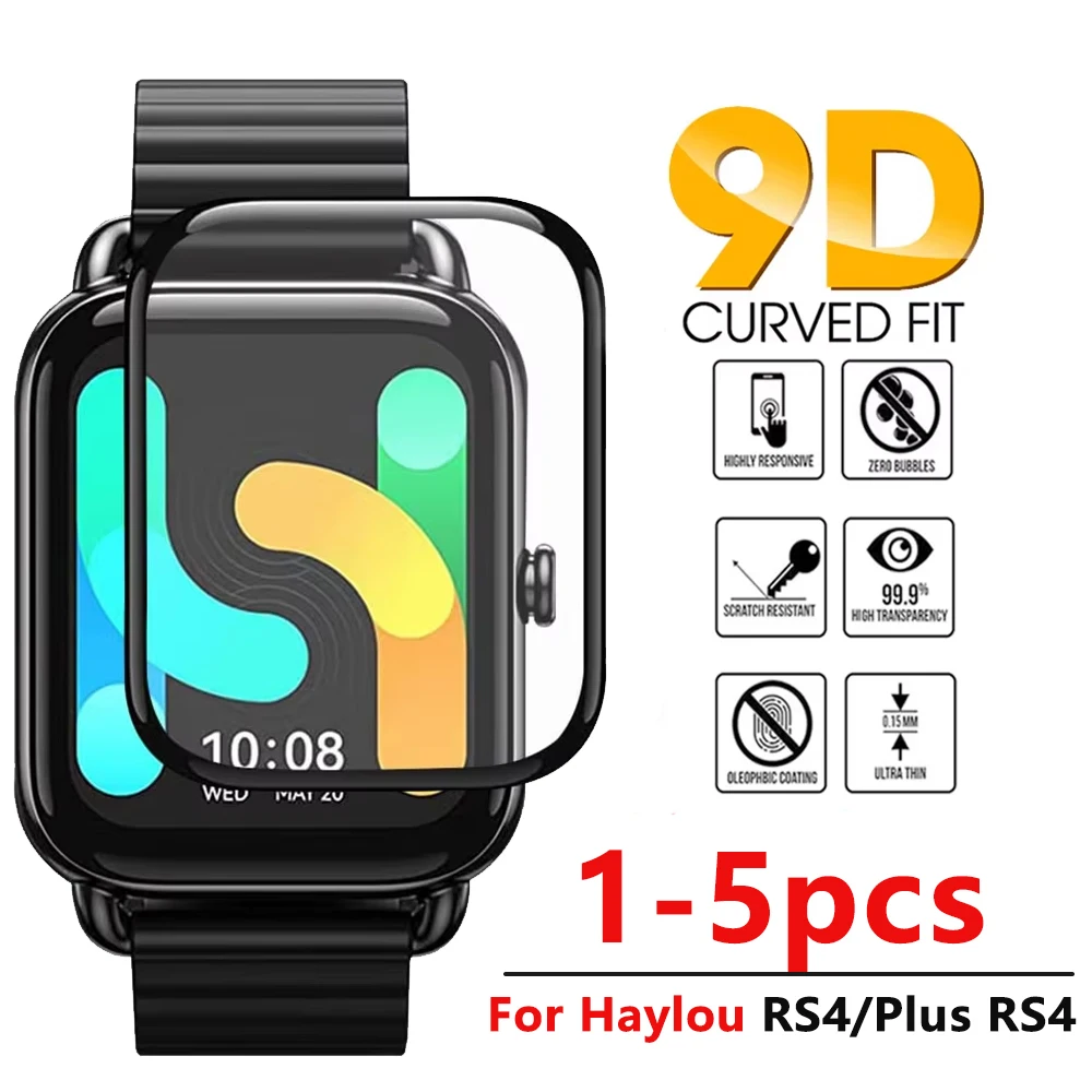 Premium Screen Protector for Smartwatches - Full Cover Protective Film, 1-5 Pack