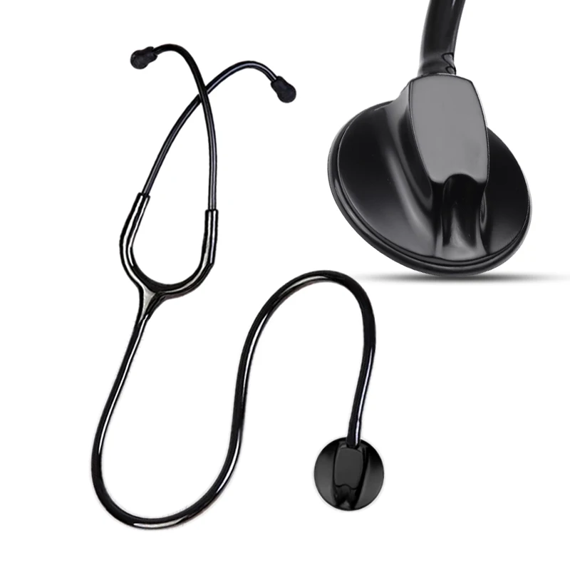 

Classic Black Professional Estetoscopio Heart Cardiology Doctor Cute Stethoscope for Nurse Student Medical Equipment Device Tool