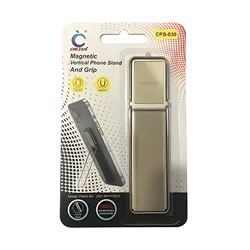 Universal Non-Slip Elastic Phone Strap and Magnetic Stand (Golden)