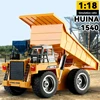 Huina 1540 1:18 Rc Truck Remote Control Cars Trucsk Engineering 2.4G Alloy Vehicle Light Dump Truck Simulation Construction Car 1