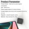 Magnetic Wall Mount with Charging Case for xiaomi pad 7/7proUpgraded 18W Quick Charge Strong Magnets  in-Wall emonita 4