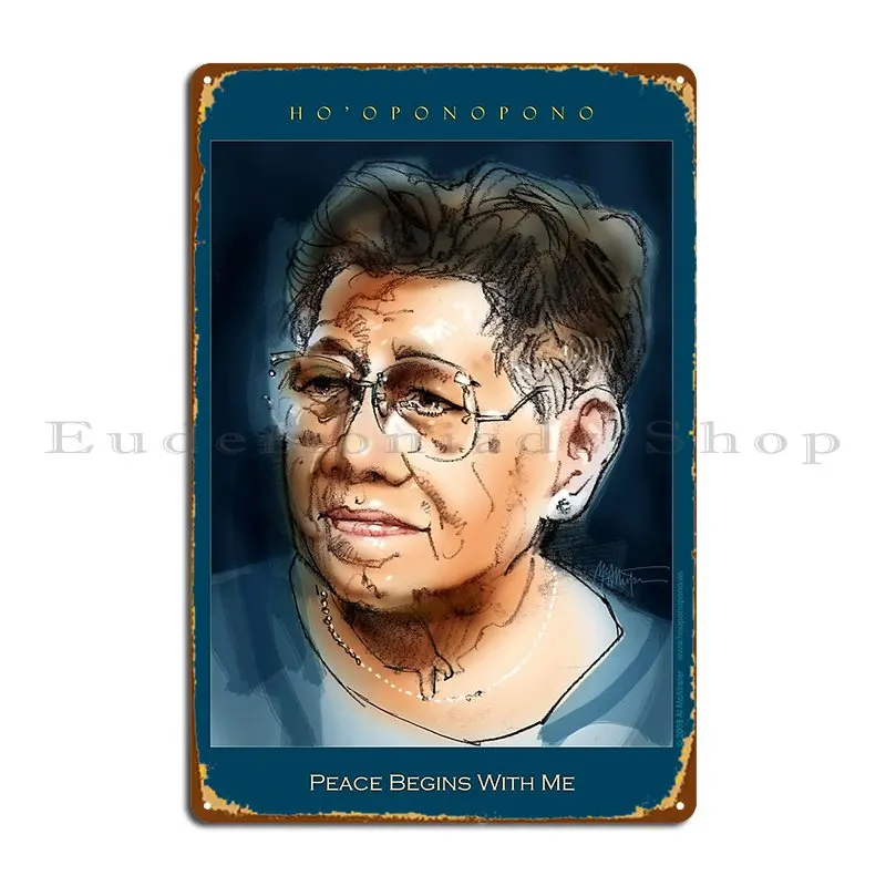 Металлический плакат Ho Oponopono Morrnah Simeona, плакаты для паба, клуба, пещер, дизайн, жестяной плакат