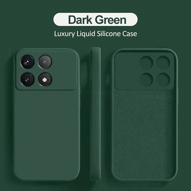 Poco X6 Prо Poco X6 Hülle, quadratisch, flüssiges Silikon, Handyhüllen für Xiaomi Poco X6 Pr® Poco X6 Pro X6Pro PocoX6 Pro 5G Soft Cover – Detail 11