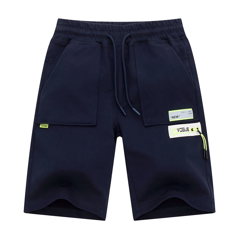 

Children Clothes Boys Shorts 2023 Summer Kids Knitted Casual Sport Casual Short Pant Elastic Waist Teenager Age 3-14 Years Wear