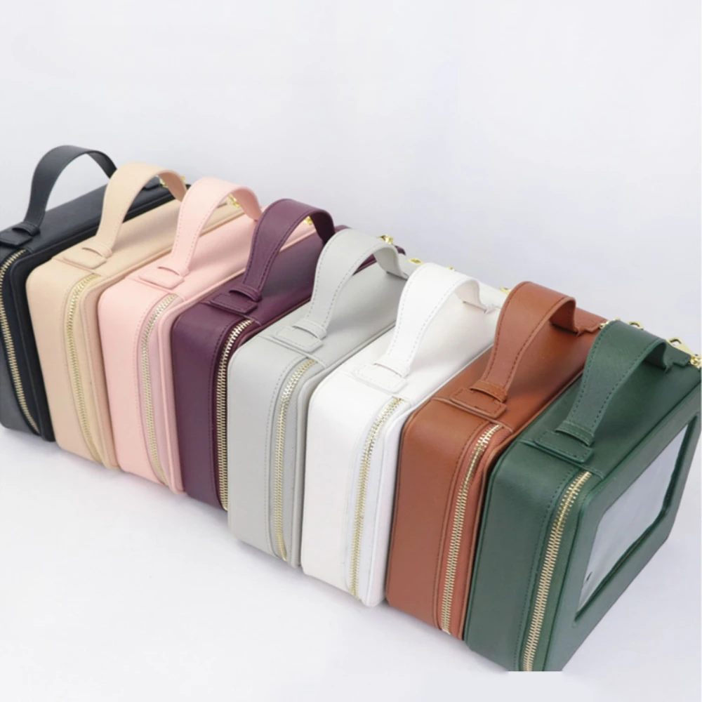 

Portable Travel Cosmetic Case Versatile Toiletry Bag PVC Transparent Makeup Bag TPU Wash Bag cosmetiquera para maquillaje