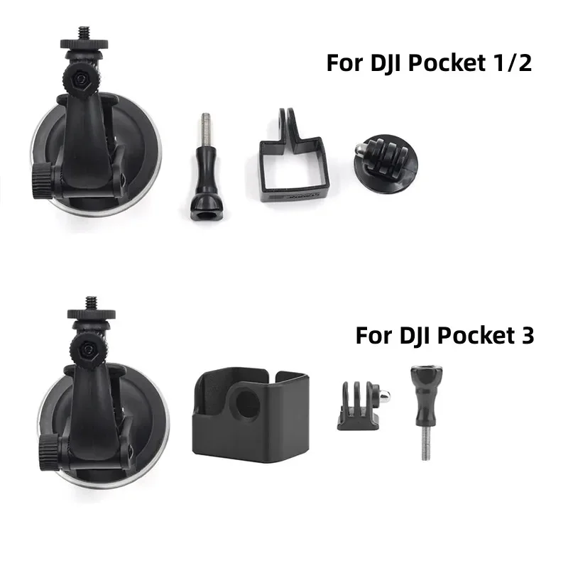 Support Ventouse Voiture pour DJI Osmo Pocket 3/1/2 - Fixation Cardan