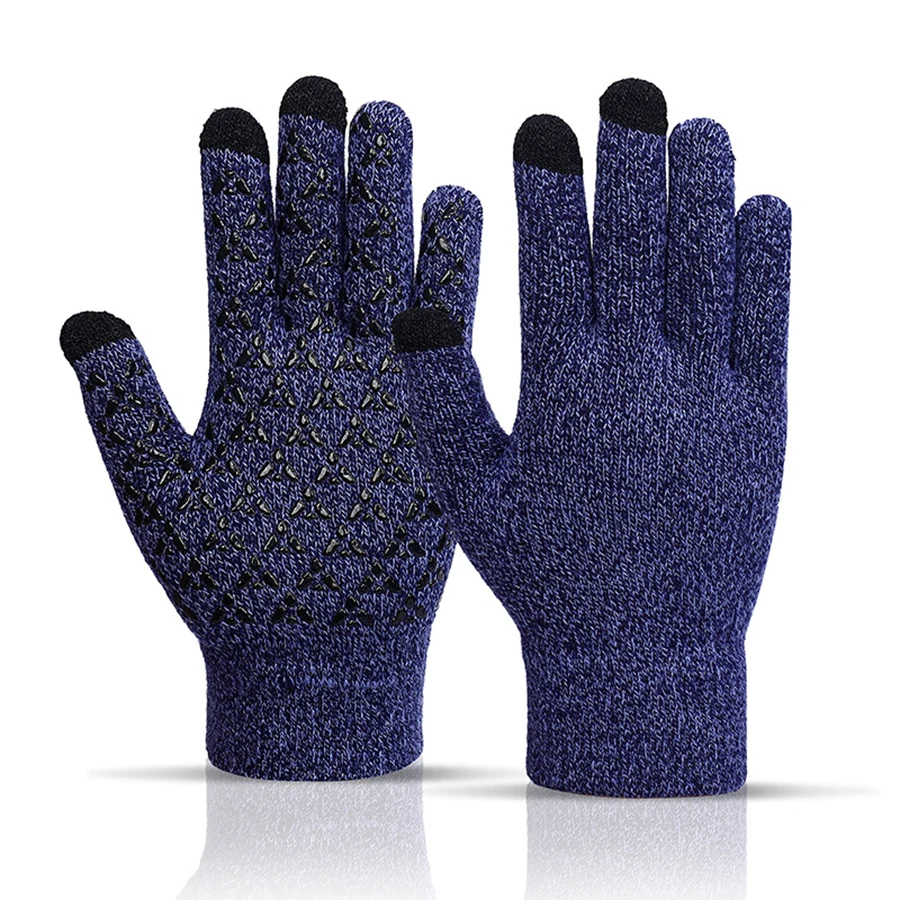 Winter Touchscreen Gloves Stretchy Knit Texting Gloves with Mesh Bag for Men or Women 1 Pair цена и фото