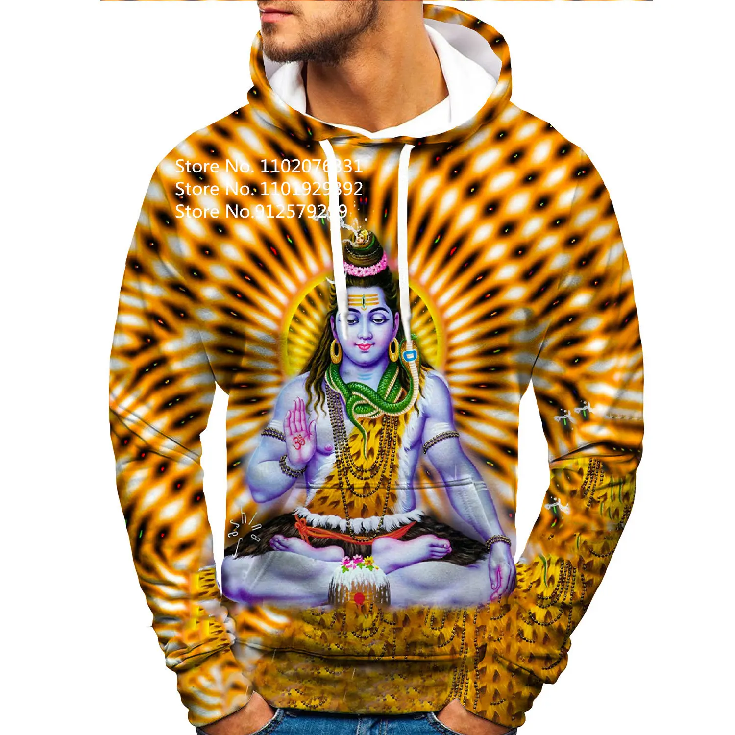 Hindu God Lord Shiva 3D Printing Hoodie Men/Women Sweatshirts Funny Shirt Cool Fashion Harajuku Pullover
