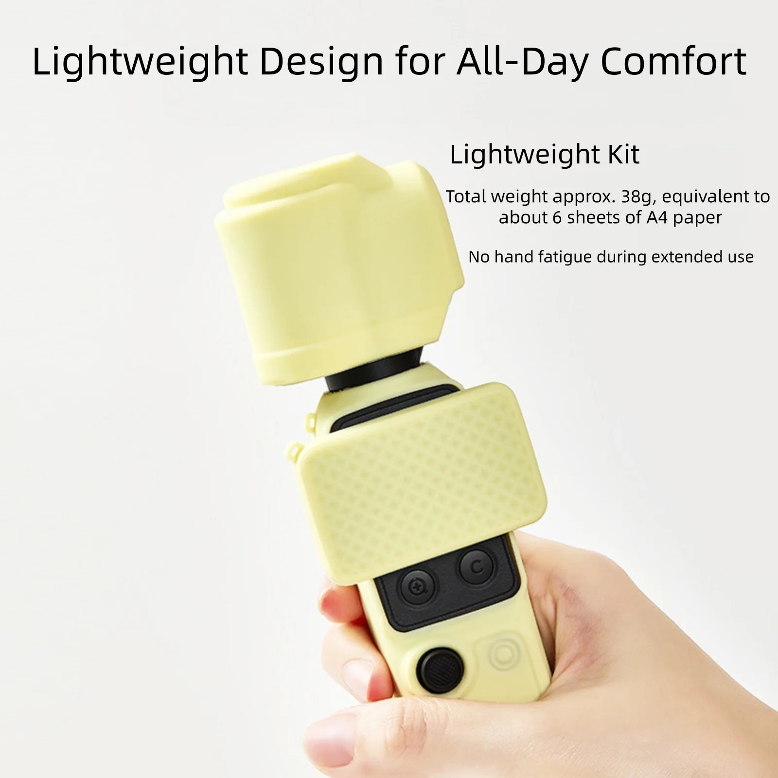 DJI Pocket 4와 호환되는 실리콘 보호 케이스, 야외 여행용 분실 방지 끈이 있는 전체 커버 렌즈 스크린 커버