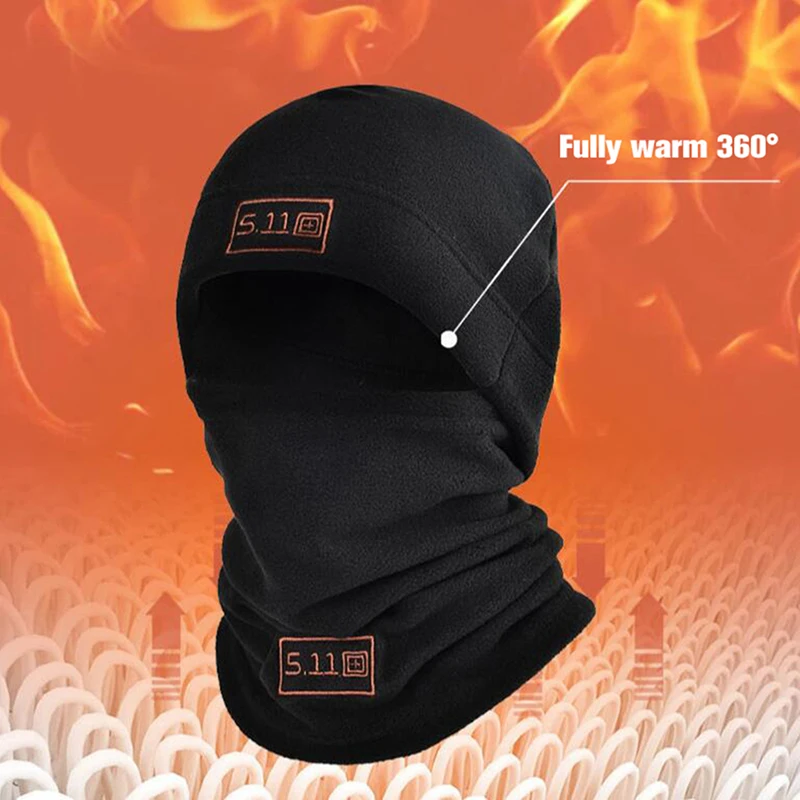 Winter Hat Sports Scarf Ski Caps Winter Tactical Military Polar Coral Fleece Balaclava Men Face Mask Neck Warmer Beanies Thermal Head Cover