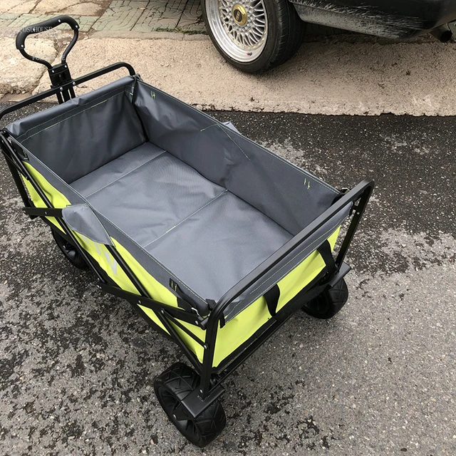 Modern Kerti Kocsik Kültéri Piknik Összecsukható Kocsi Kerekekkel Kemping Horgászkocsi Bevásárlókosár Hordozható - Image 6