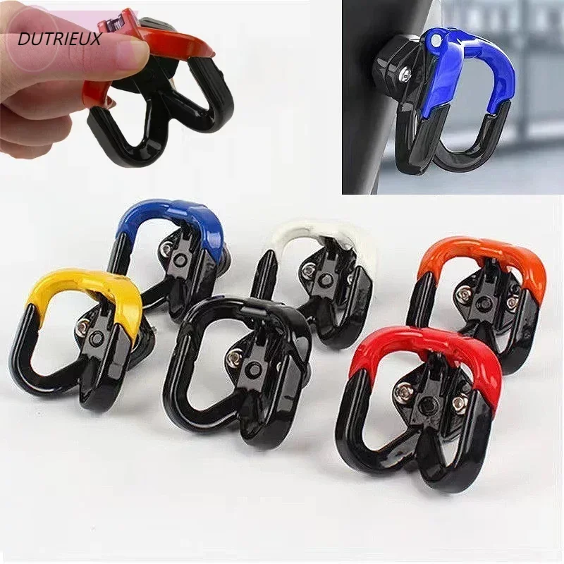 Motorcycle Helmet Holder Motorcycle Helment Hook Holder Hand Bag Hook Luggage Shopping Bag Hangers Aluminum Alloy Multifunctional Motorcycle Accessories