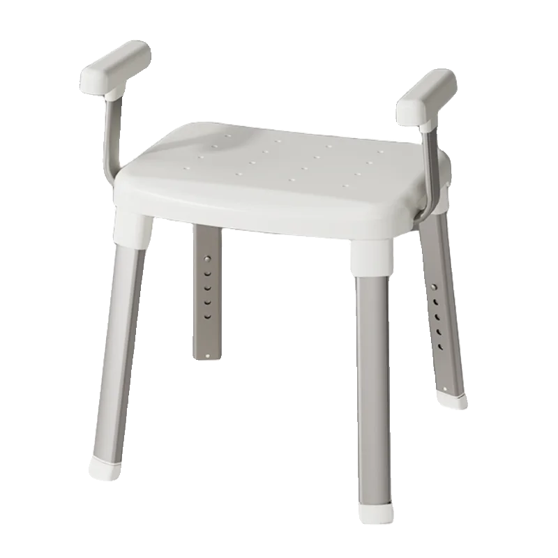 Japanese Non-slip Elderly Bathroom Armchair, Bath Shower Stools, Non-punching Safe Space Aluminum Pregnant Women Bathroom Chairs