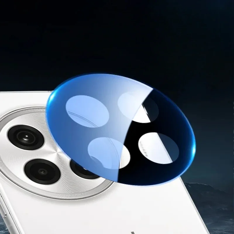 Premium Camera Lens Protector - Tempered Glass Back Cover with Lens Ring Film