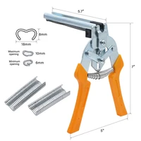 Cage Fastening Clamp Installation Poultry Cage Plier Cage Nails Chichen Rabbit Fox Bird Dog Cage Clamp Installation Tools 2