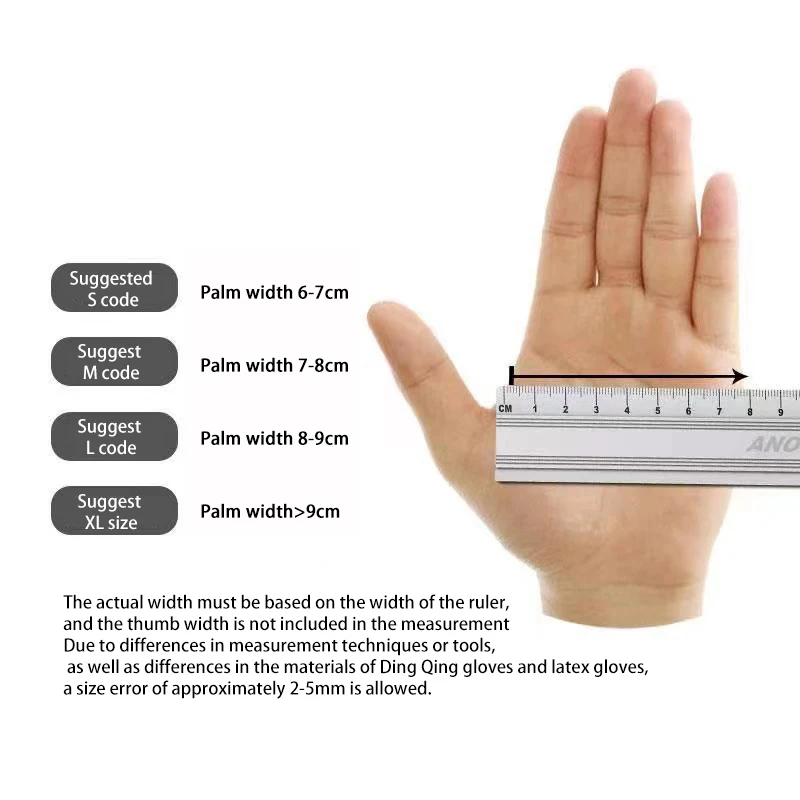 50 Pcs Disposable Industrial Nitrile Glove Non-slip Waterproof Oil&acid&alkali&resistant For Mechanical Work Kitchen Accessories 6