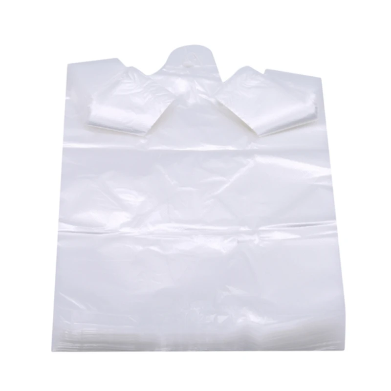 100pcs Transparent Bags Shopping Bag Plastic Supermarket Bags