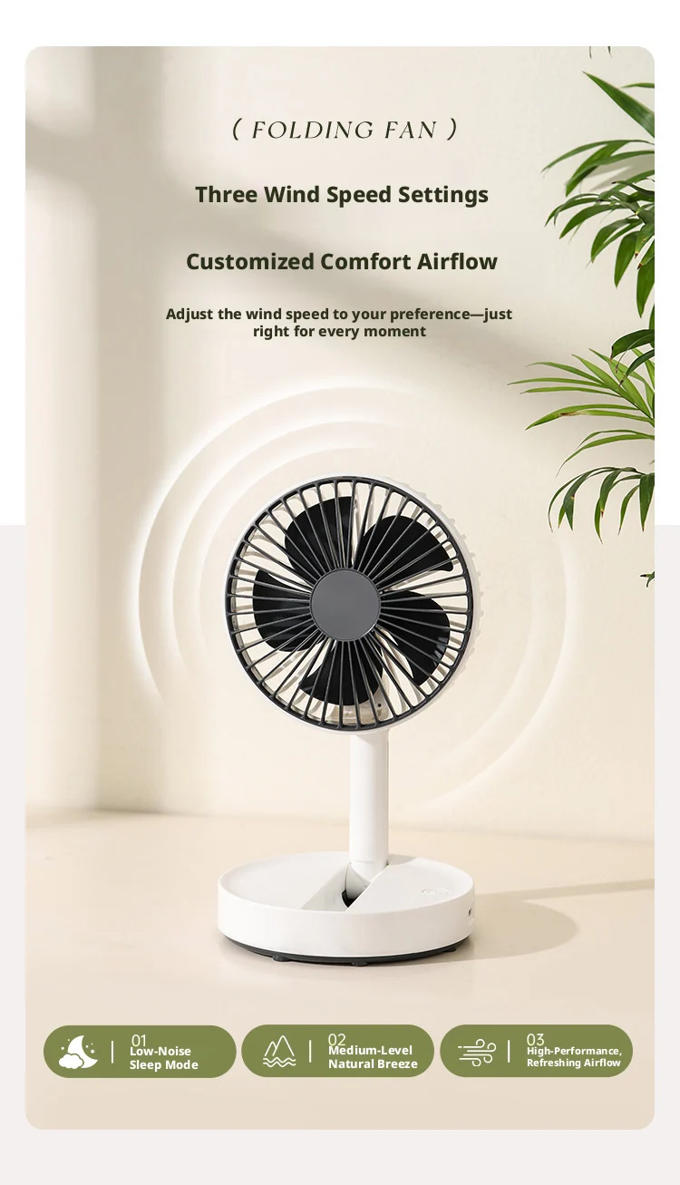 Portable Foldable Usb Desktop Fan For Dormitory And Office_voghion.com