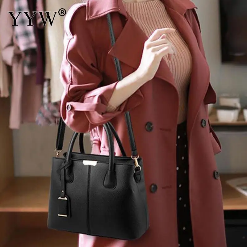 Ladies Large Tote Bag Women PU Leather Handbags Square Shoulder Bags for Female Bolsas Femininas Sac New Fashion Crossbody Bags