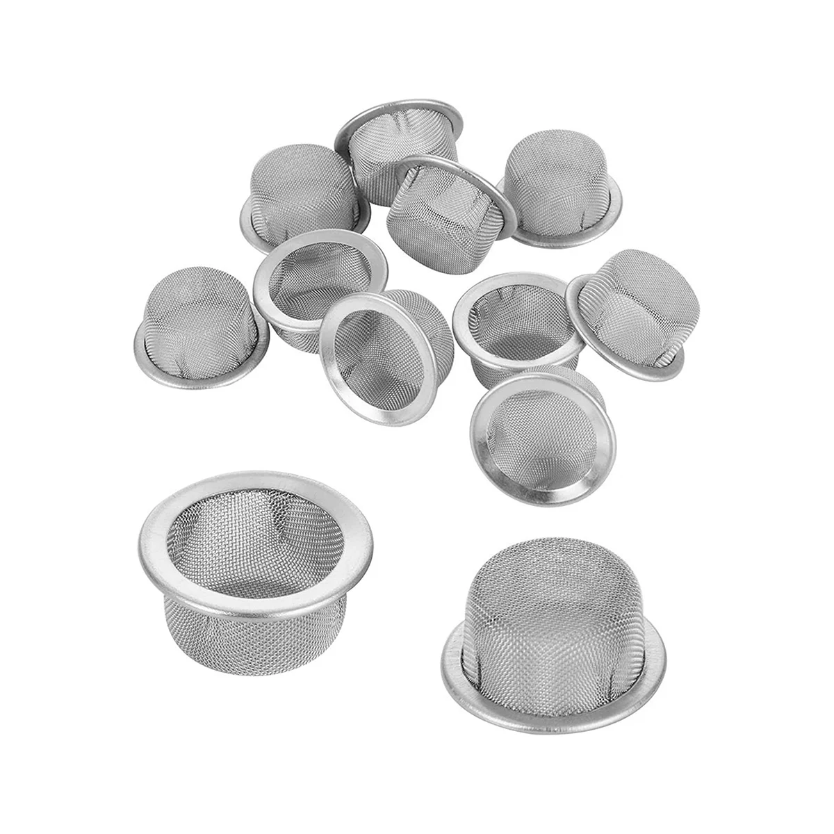 

50PCS Mini Stainless Metal Reusable Filters