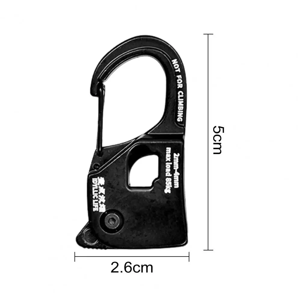 Tent Rope Tightener Rope Tensioning Tool Durable Core Lanyard Adjuster Camping Gear Strong Load-bearing Portable