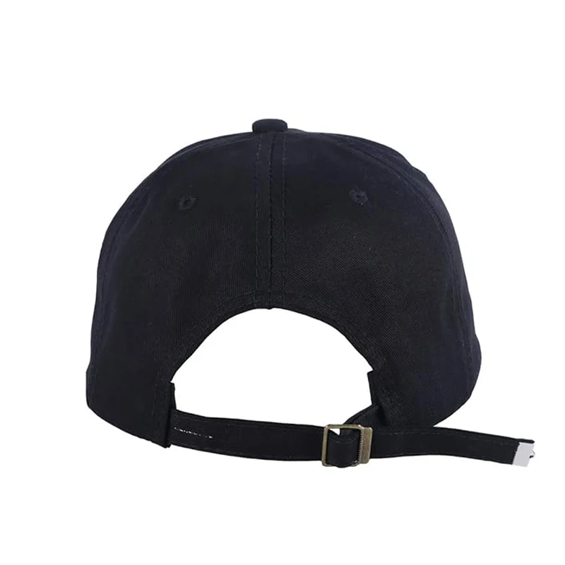 A unisex hoop chain fashion baseball cap street punk hip hop personalized cap black 5