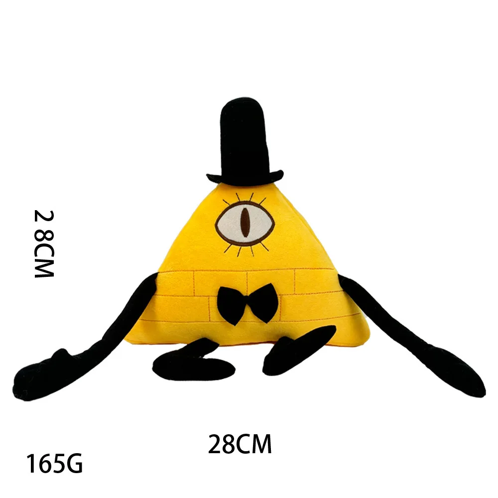 12inch Gravitys Falls Bill Cipher Plush Square Plushies Toy Cute Soft Stuffed Animal Doll Pillows Gift Merch for Weird Town Fans 2